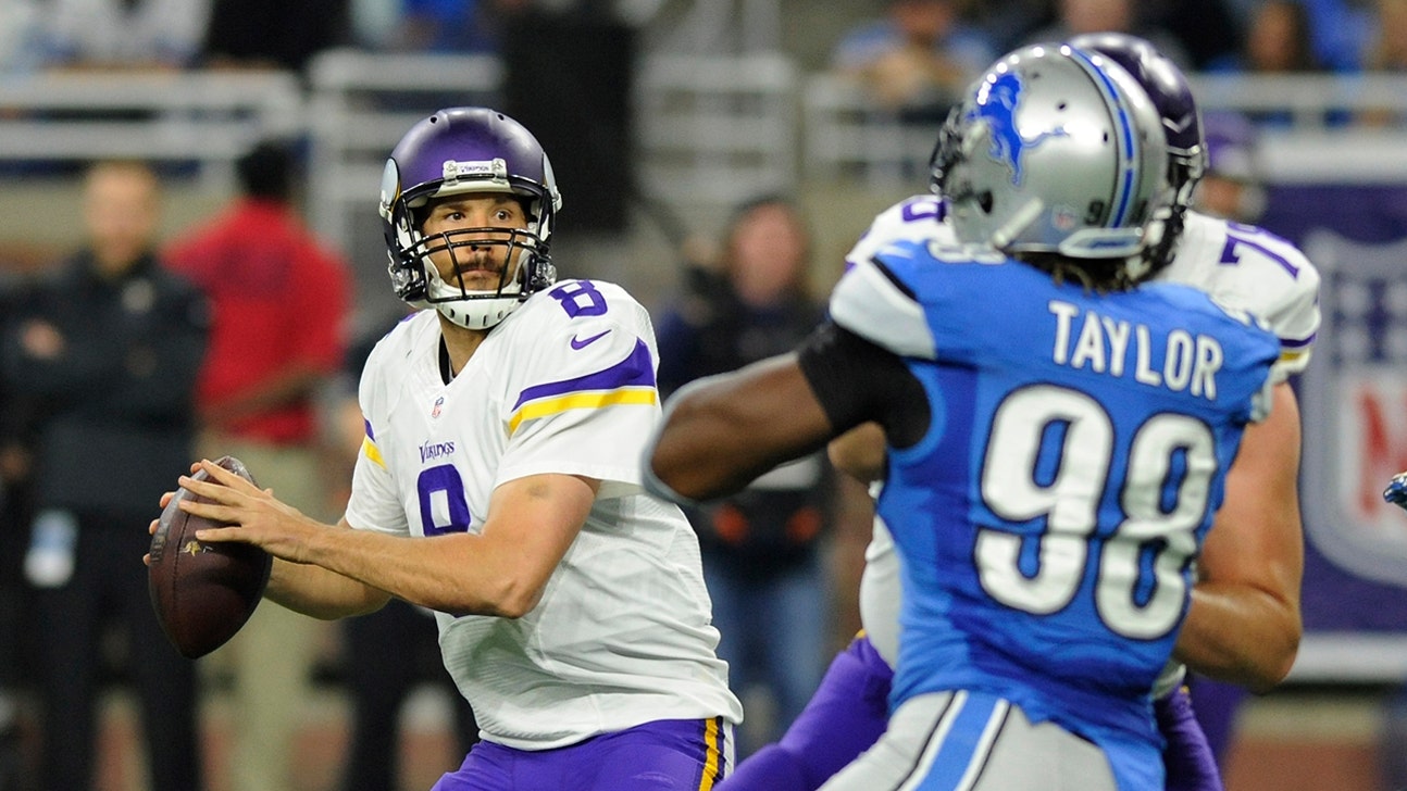 Watch: Sam Bradford's late interception gives Lions win on Thanksgiving