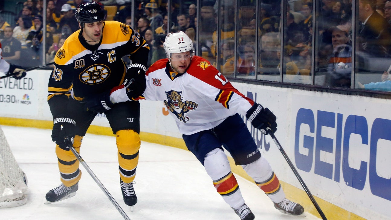 Panthers overpowered by Bruins in Tim Thomas' return to Boston