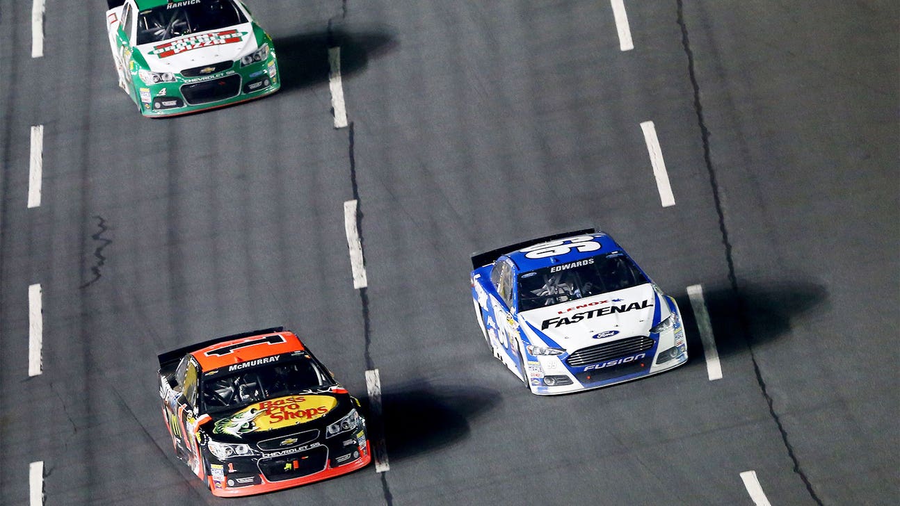 Half-full or half-empty? Edwards' all-star glass a lot of both