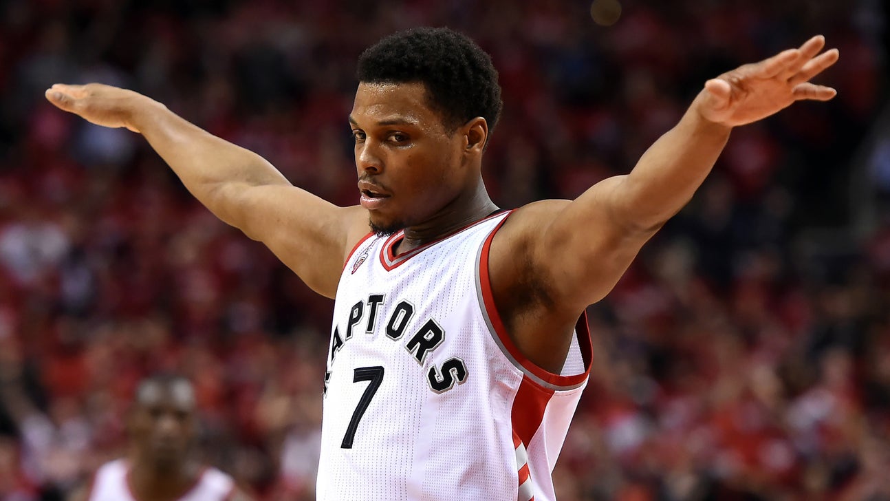 Kyle Lowry's reaction to Bismack Biyombo's posterization is better than the actual dunk