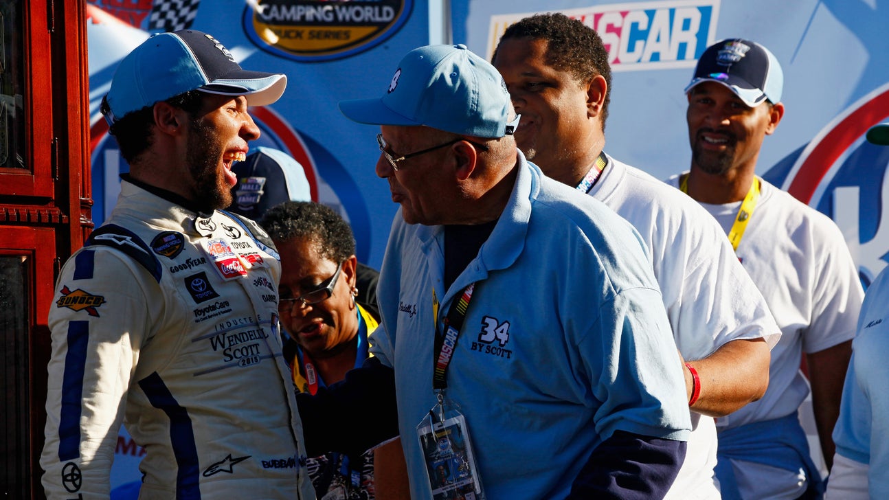 Fresh off huge win, 'Bubba' Wallace not ready to talk truck title
