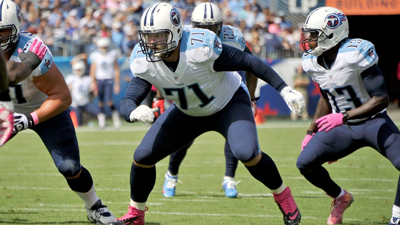 Titans place tackle Roos on season-ending IR, sign TE Brackett