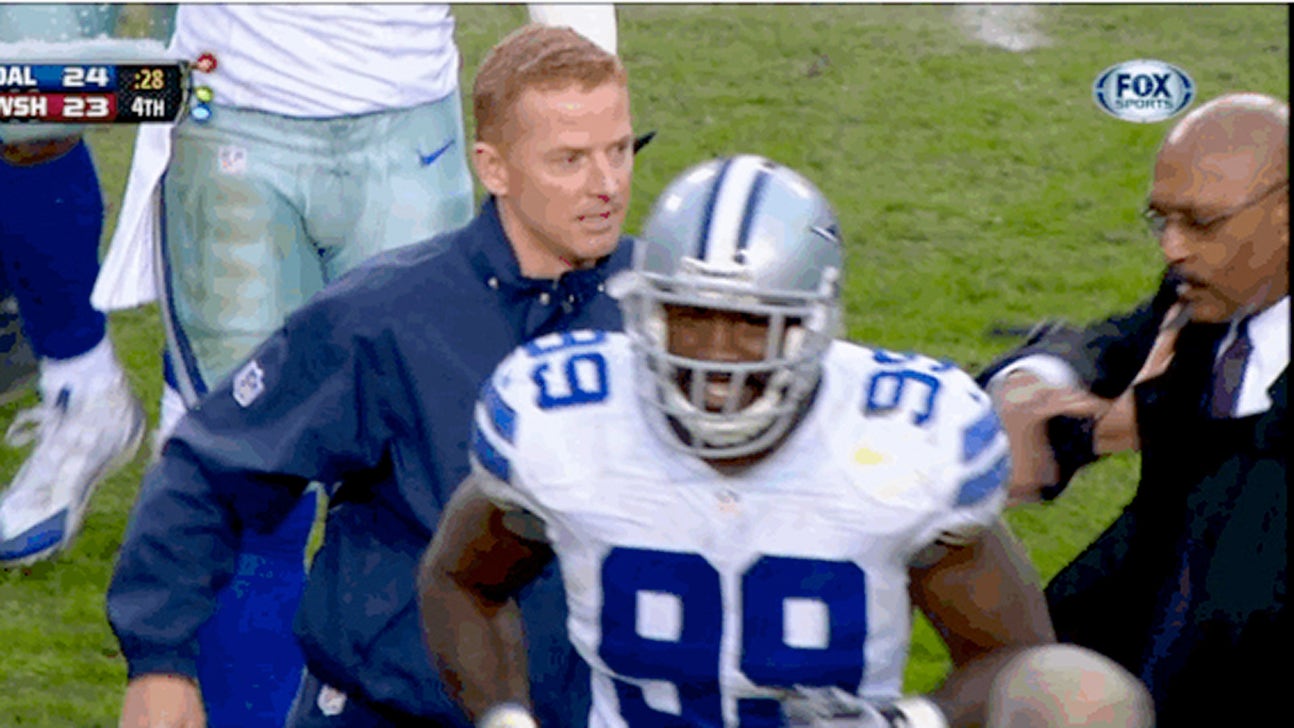 Why Jason Garrett shoved a fellow Cowboys employee after Sunday's win