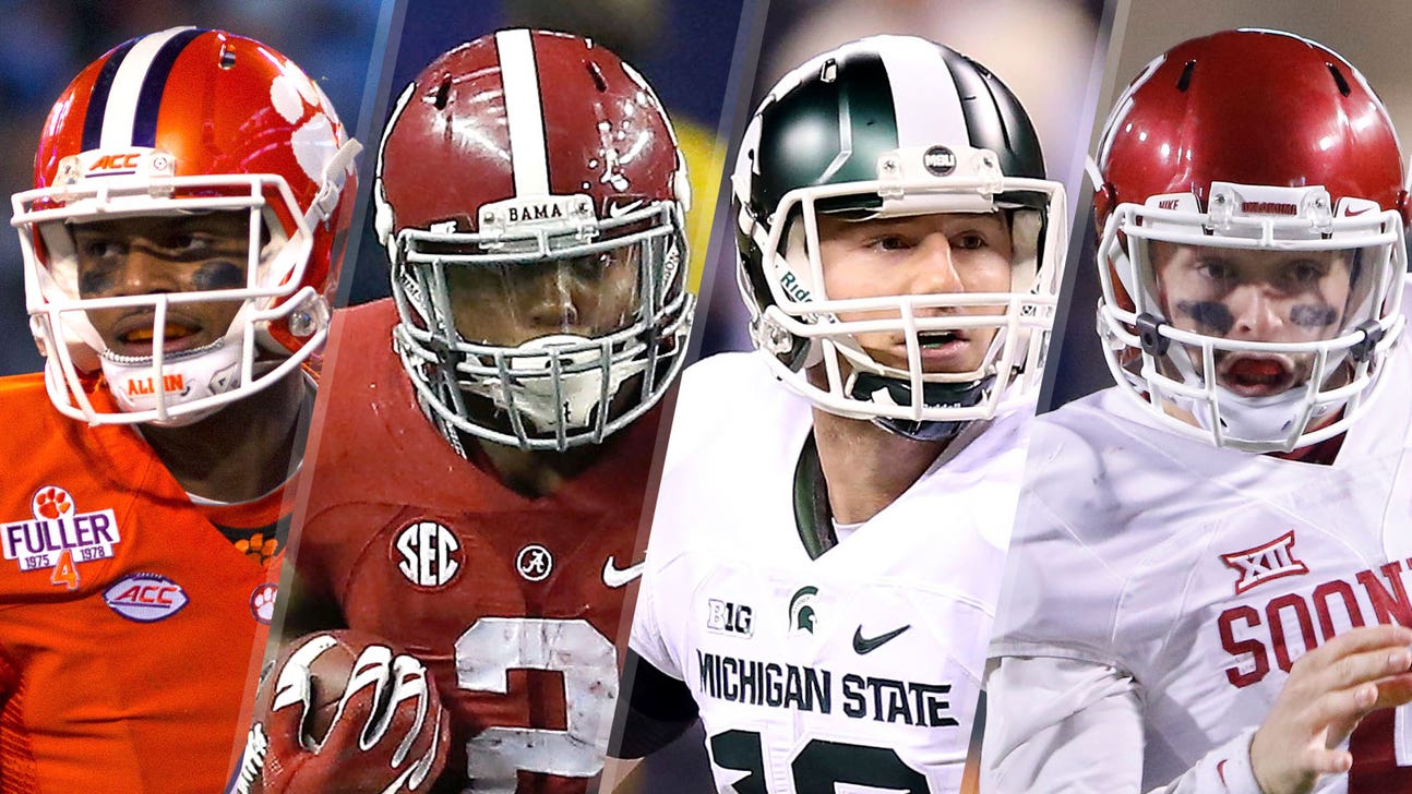 College Football Playoff rankings: Clemson, Alabama, Michigan State, Oklahoma make Top 4