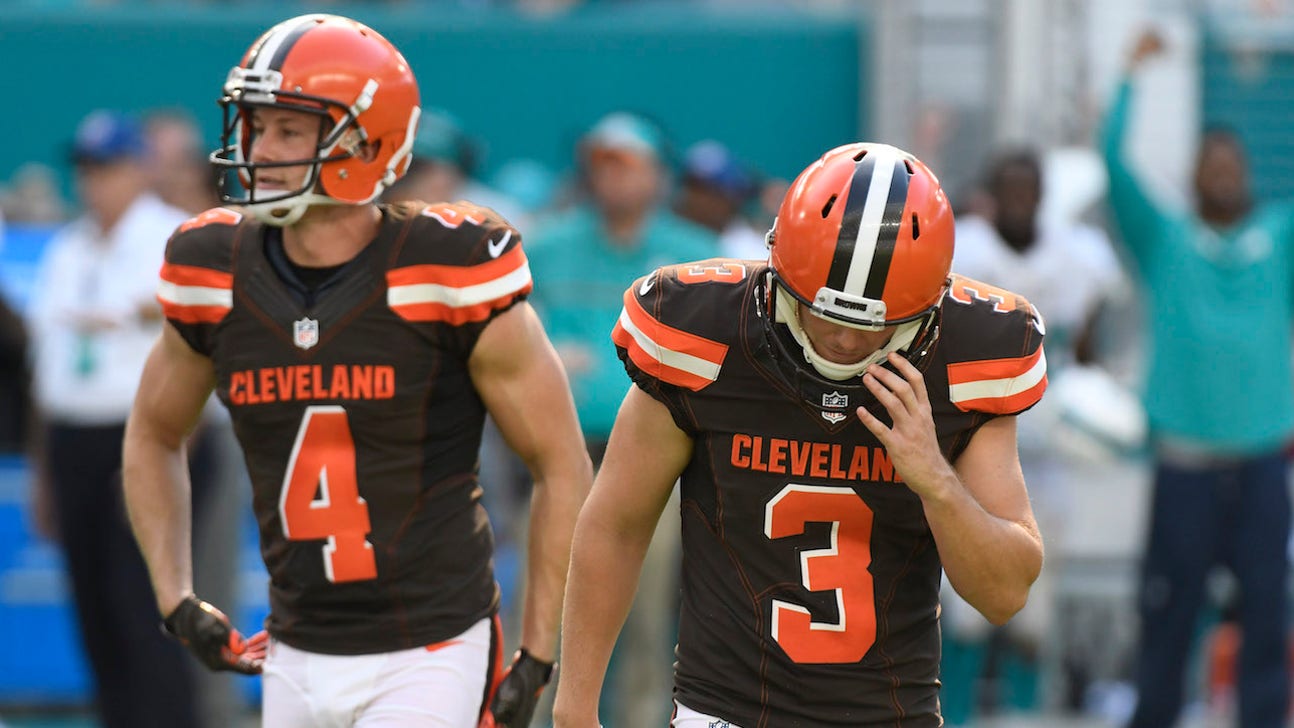 Hue Jackson says he plans to keep Cody Parkey despite his awful performance