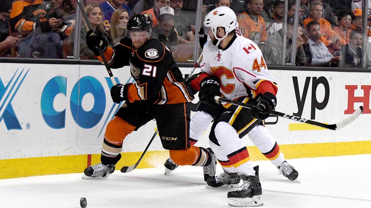 Ducks lose Fowler to injury in 3-1 win over Flames