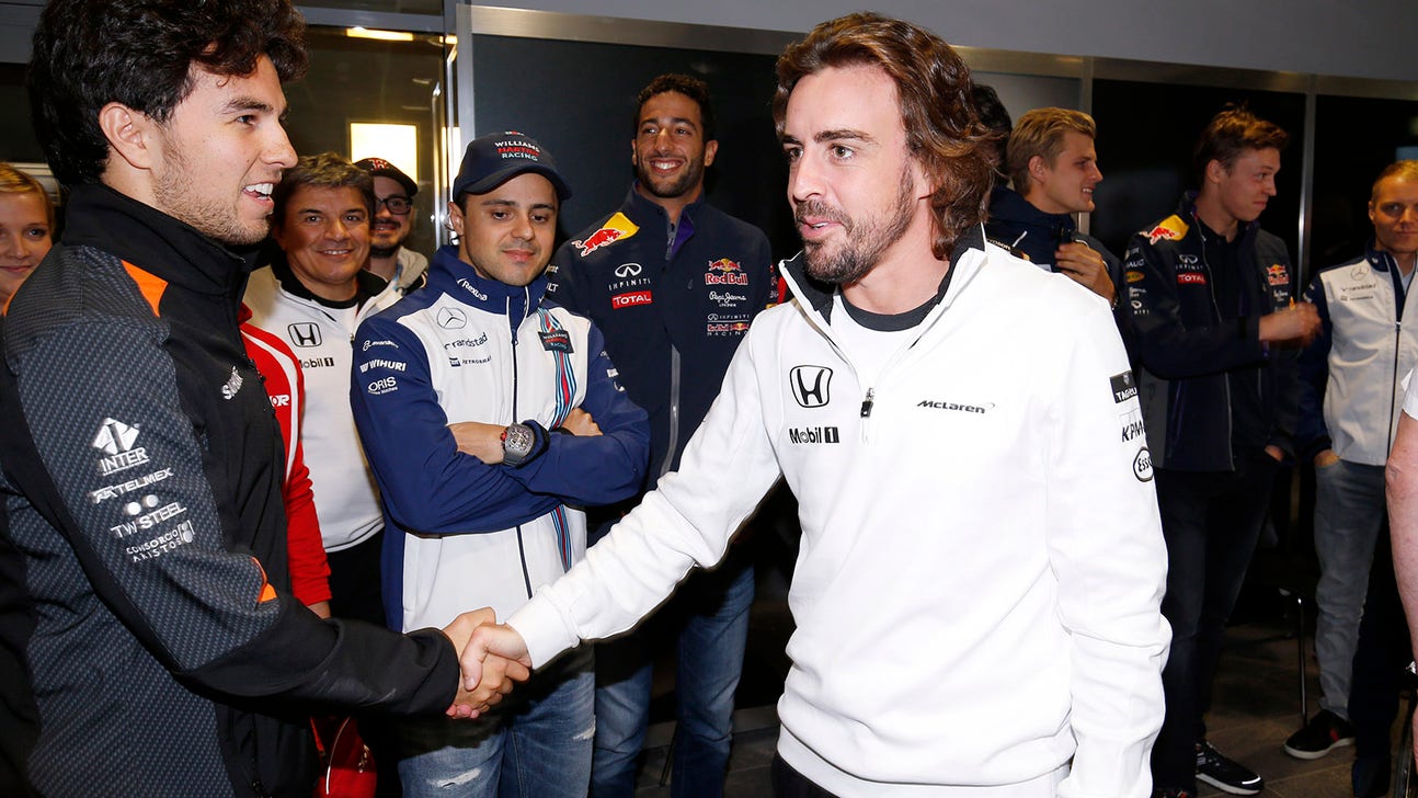 F1 drivers join in celebration for Alonso's 250th GP
