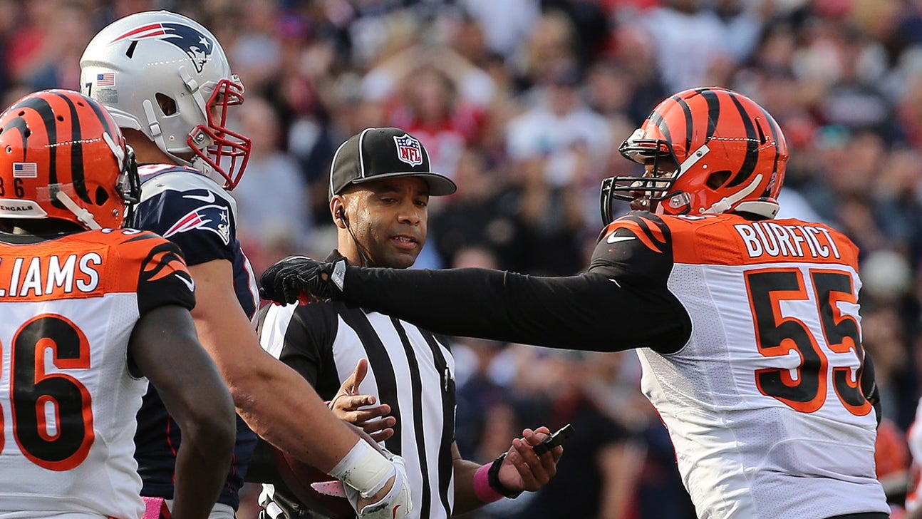 Report: Bengals LB Vontaze Burfict fined, not suspended for hit vs. Patriots