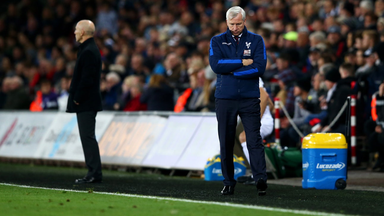 Alan Pardew hits the hot seat as Crystal Palace's free fall continues