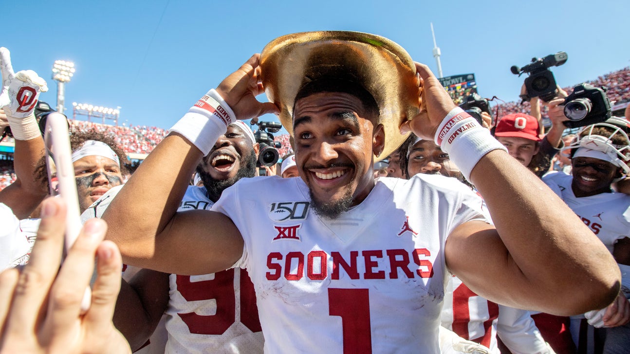 Lamb TDs, defense lift No. 6 OU past 11th-ranked Texas 34-27