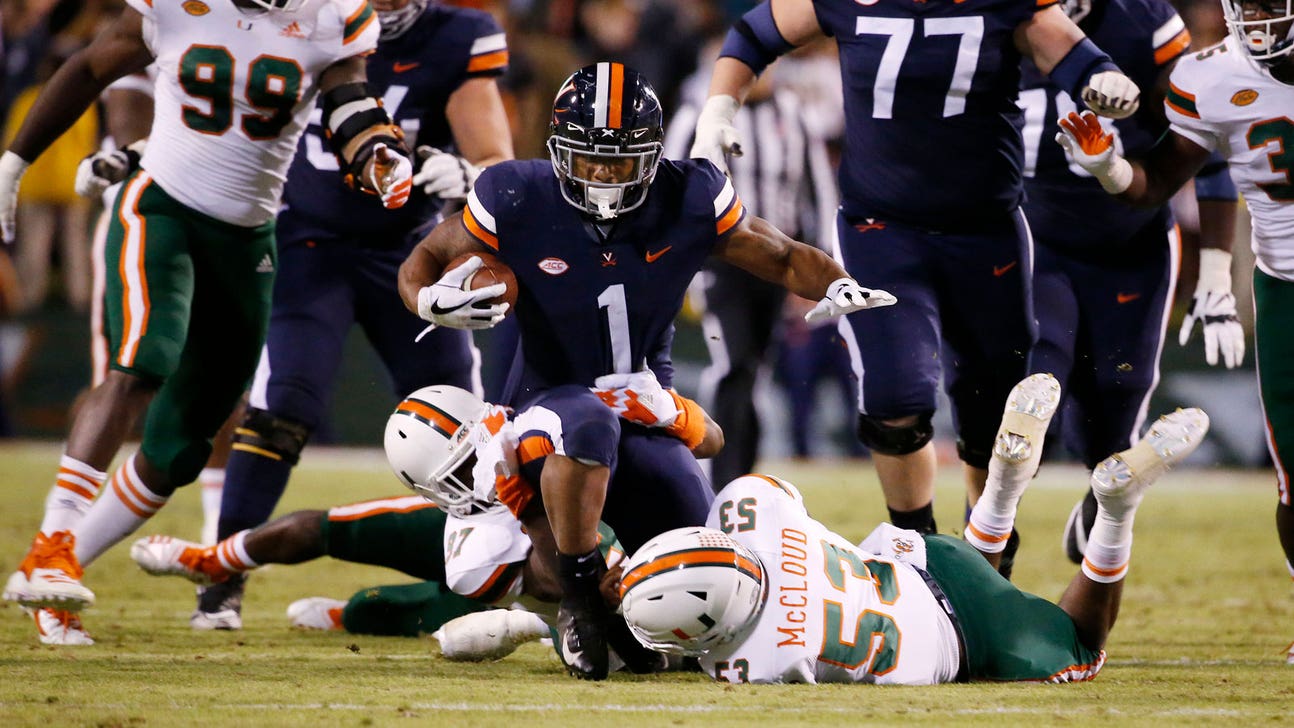 No. 16 Miami sputters on offense in road loss to Virginia