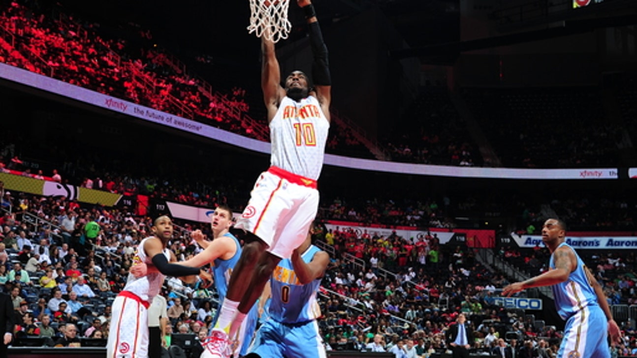 Hardaway starts, scores 21 points; Hawks beat Nuggets 116-98