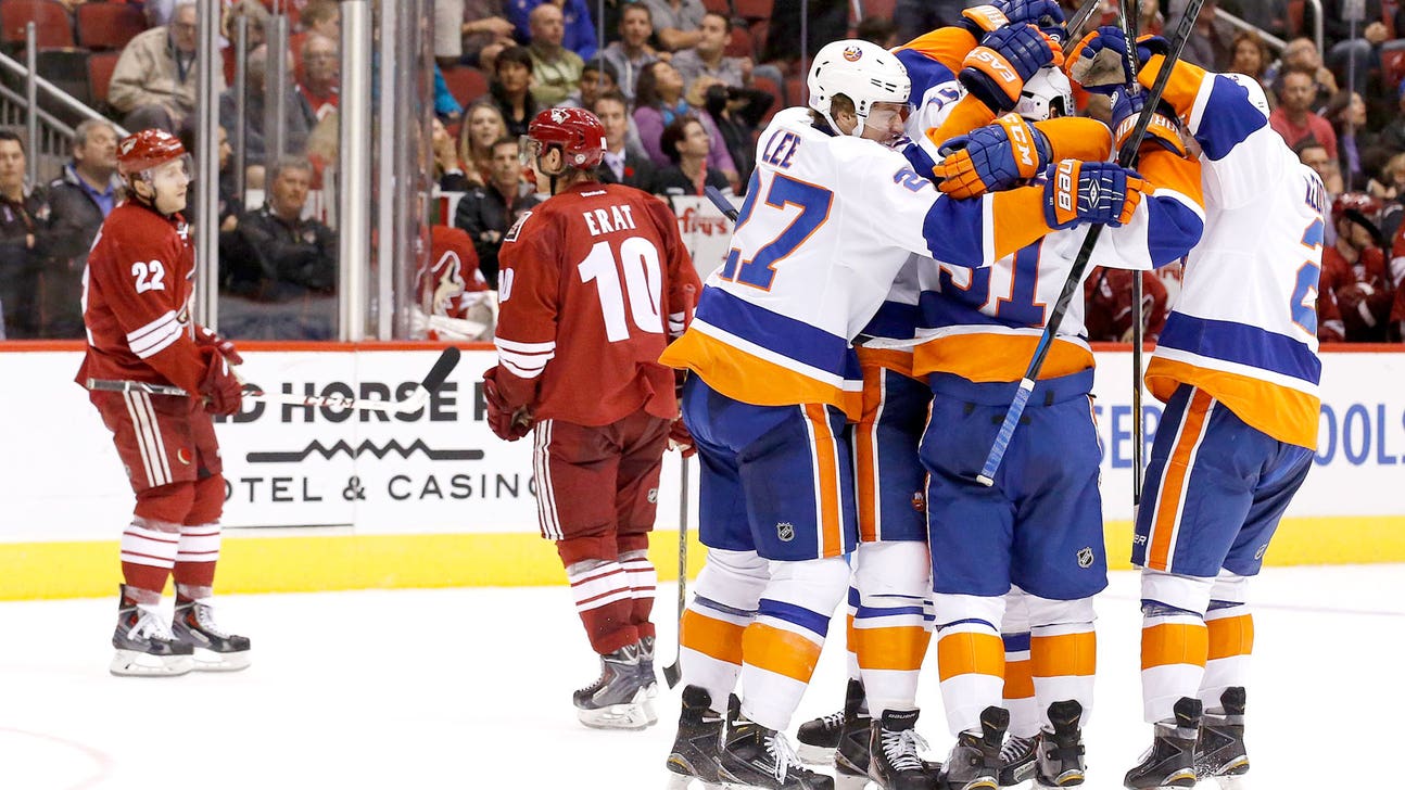 Nielsen's late goal lifts Isles over Coyotes