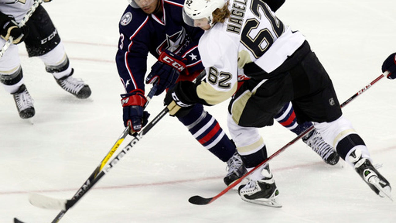 Fleury gets 350th win, Penguins beat Blue Jackets 3-2