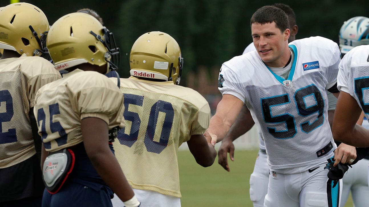 Panthers share practice with high school team