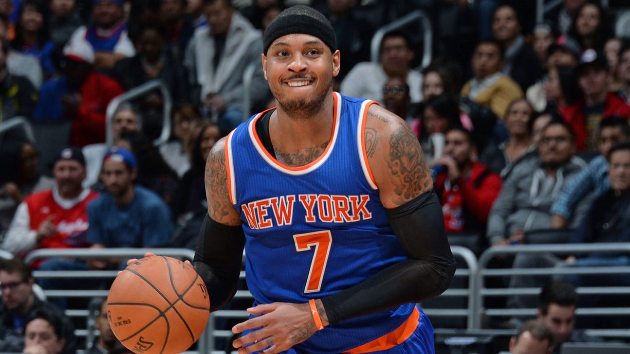 The numbers say Carmelo Anthony's defense has been way better this year