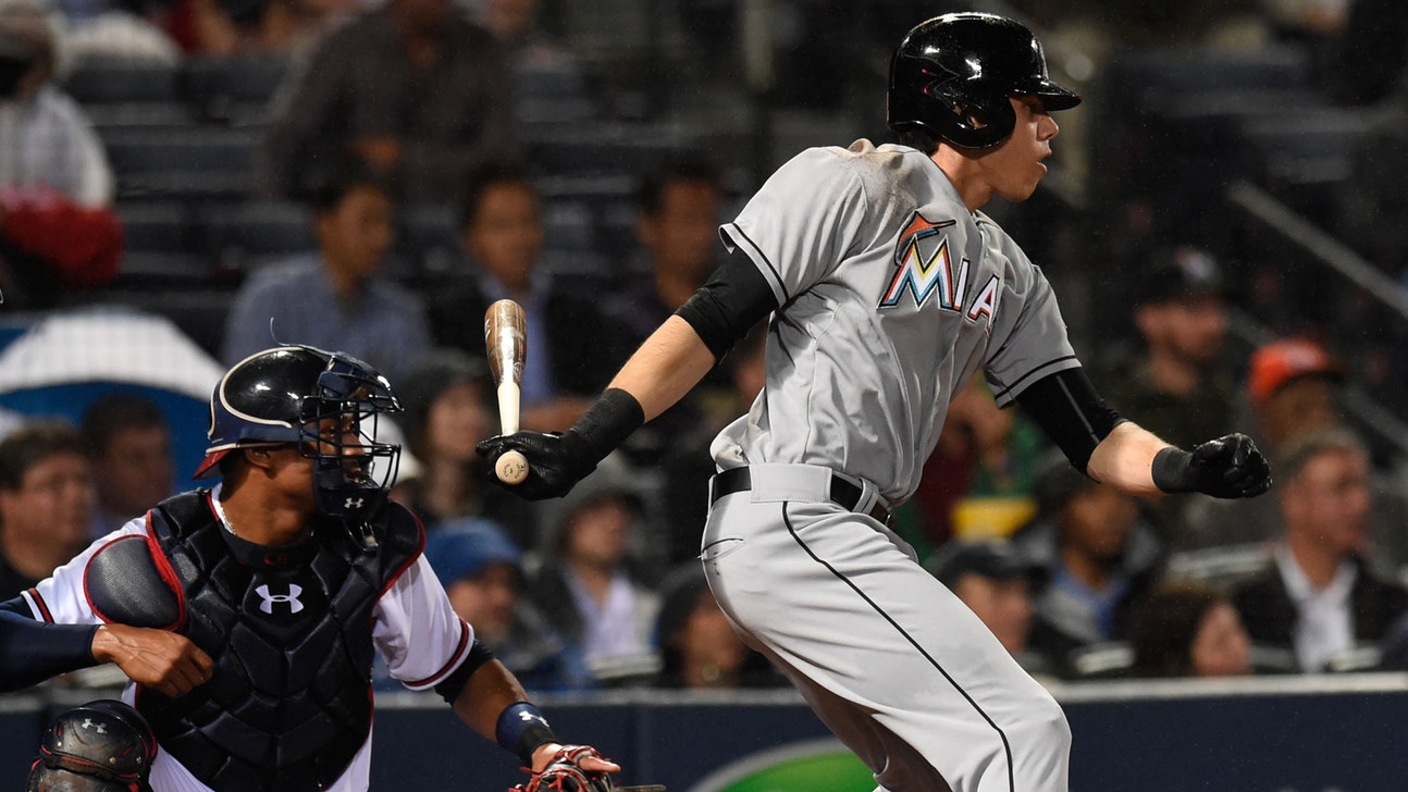 Marlins LF Christian Yelich scratched from Tuesday's lineup, listed as day to day