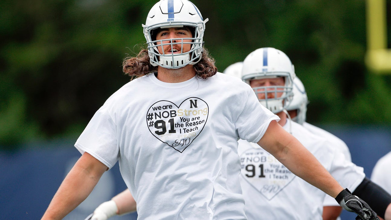 Colts' revamped line studying hard for matchup with Jags
