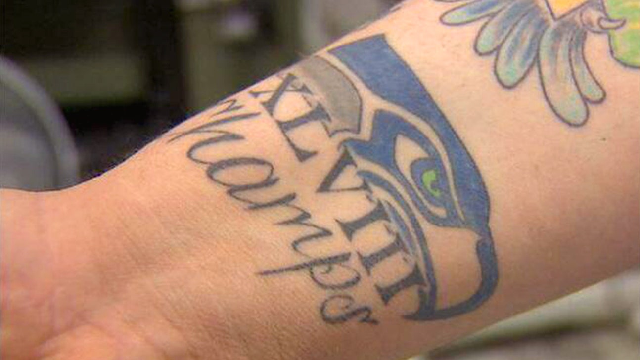 Confident Seahawks fan gets 'Super Bowl XLVIII champs' tattoo