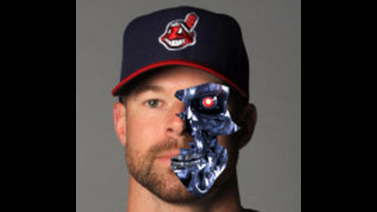 Cy Young winner Kluber channels his inner robot on magazine cover