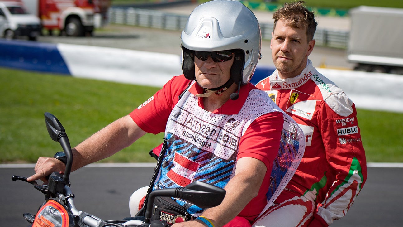 Despite grid penalty and a spin, Sebastian Vettel not giving up on win