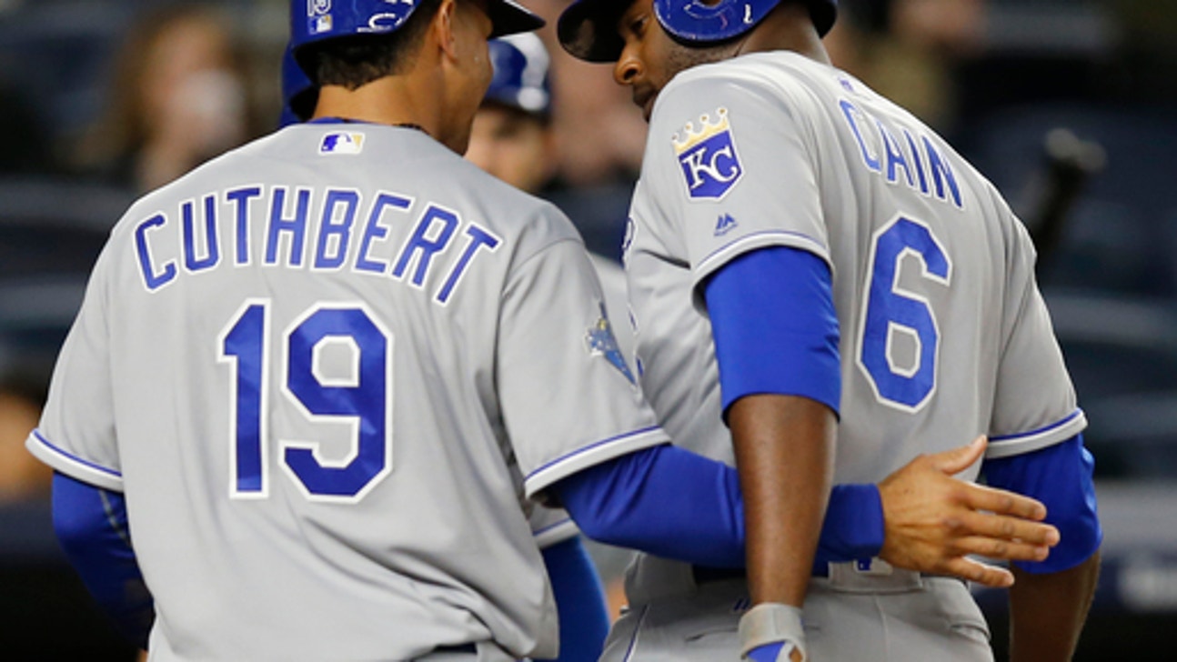 Yankees rally past Royals 10-7 despite Cain's 3 homers