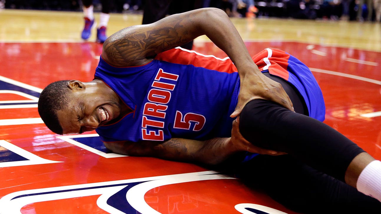 Pistons guard Kentavious Caldwell-Pope sidelined by knee strain