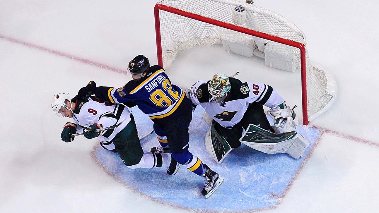 Blues' Sanford has successful shoulder surgery