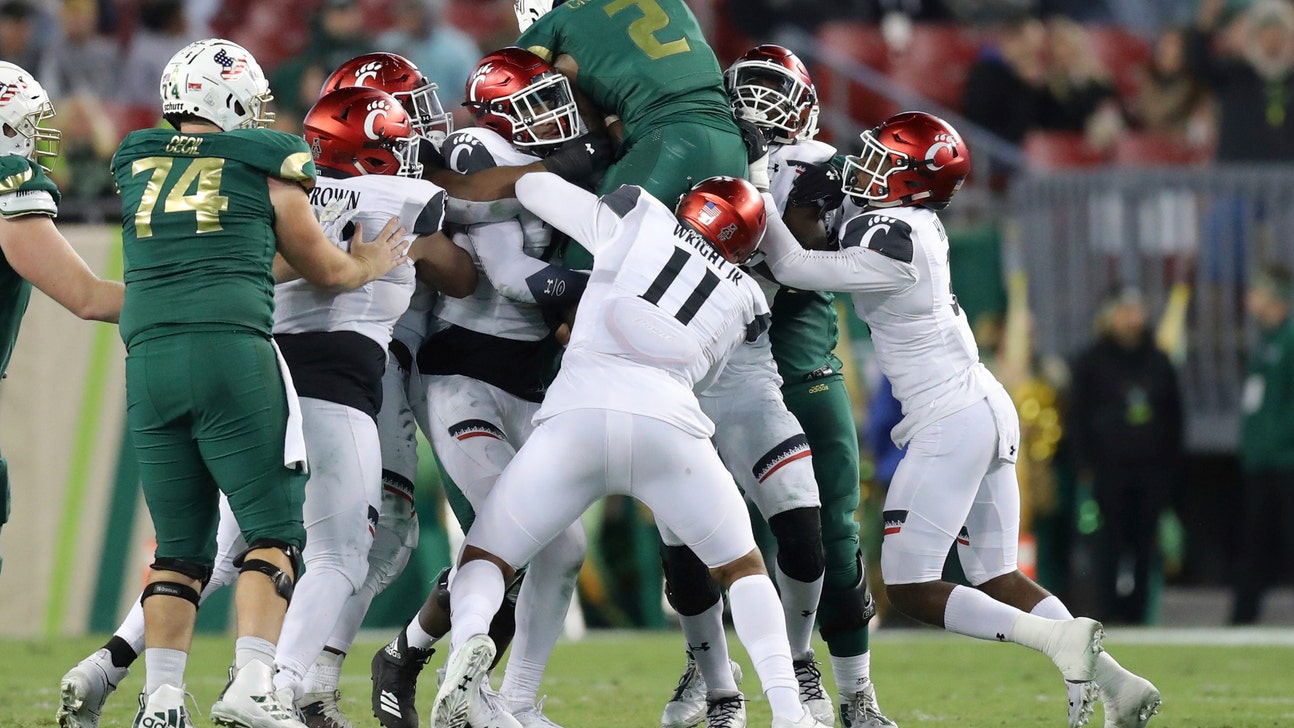 No. 17 Cincinnati rallies to beat South Florida 20-17