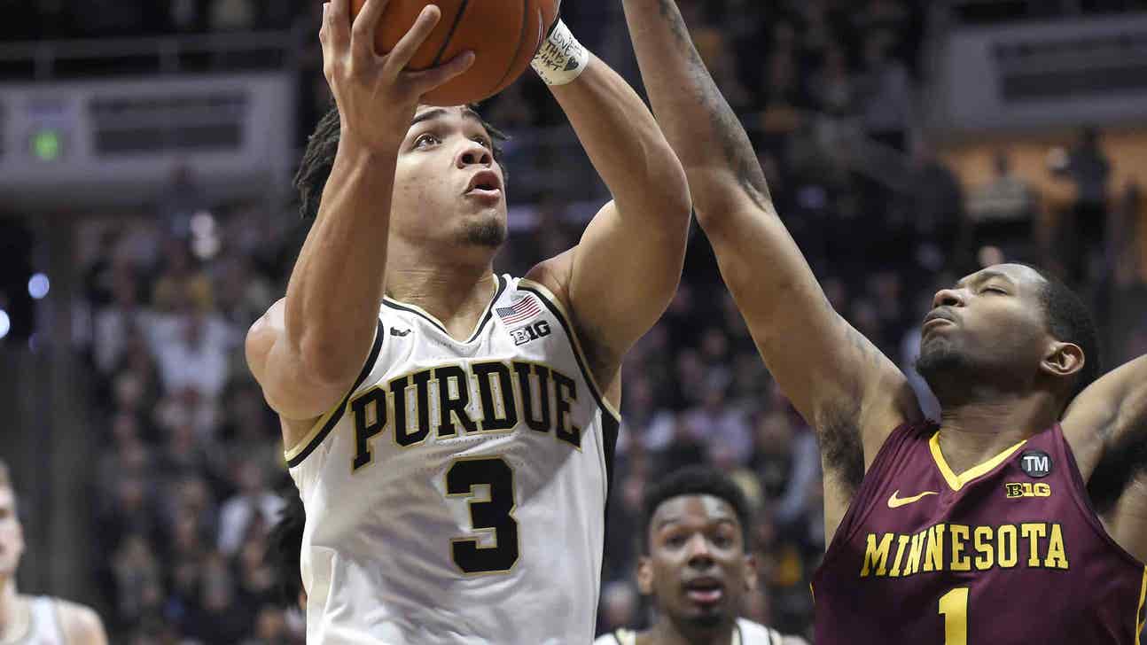 Edwards' big second half lifts No. 17 Purdue to 73-63 win over Minnesota