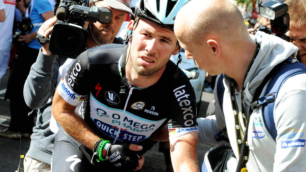 Tour de France rider Mark Cavendish says he pees while on his bike to keep warm