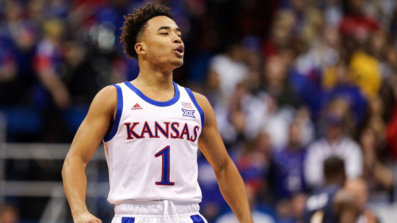 Dotson drops 22 points, No. 3 Kansas beats UNC Greensboro 74-62