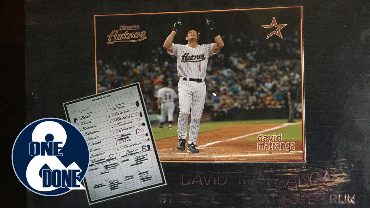 Astros' Matranga got a kick from homer against Rangers