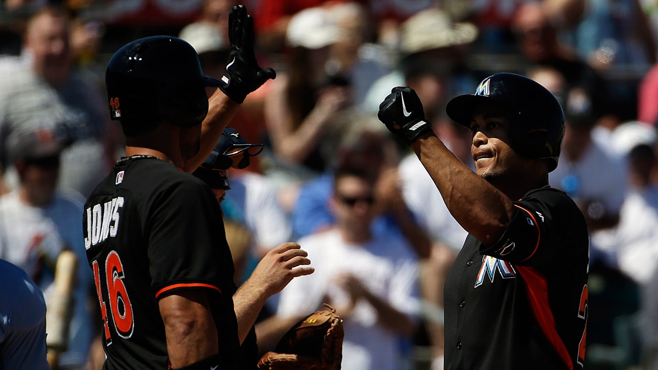 Giancarlo Stanton hits first HR of spring as Marlins lose to Tigers