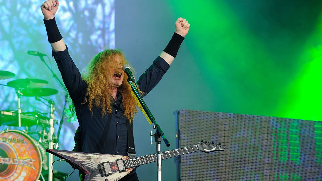 Megadeth's Dave Mustaine drives pace car at Watkins Glen