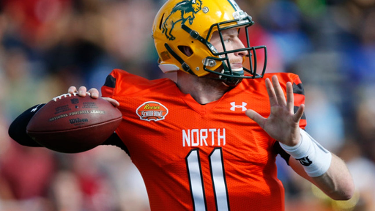 Wentz completes strong Senior Bowl week