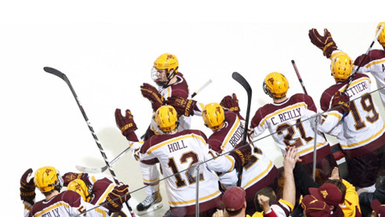 Sheehy scores twice as Gophers roll over Wolverines