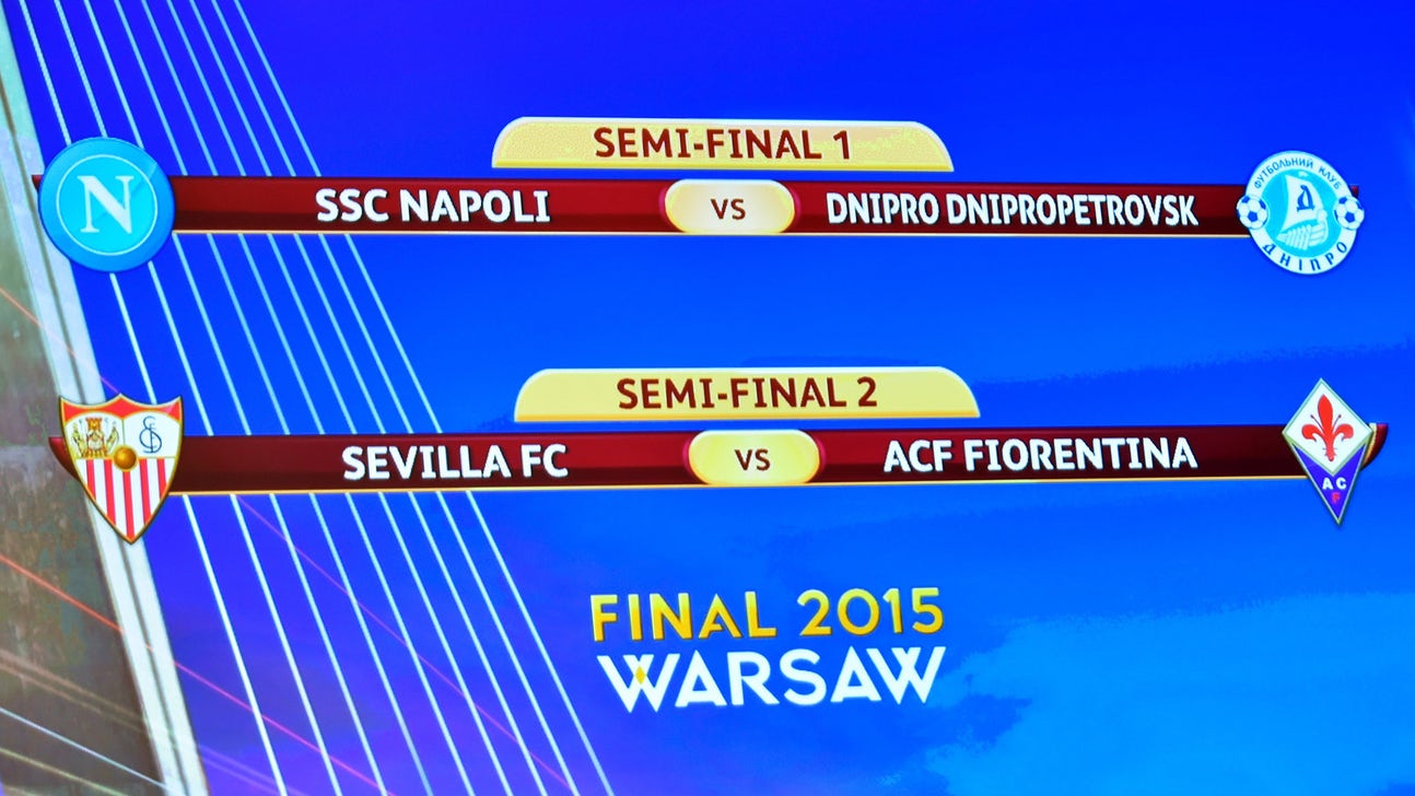 Europa holders Sevilla face Fiorentina in semifinal; Napoli meet Dnipro