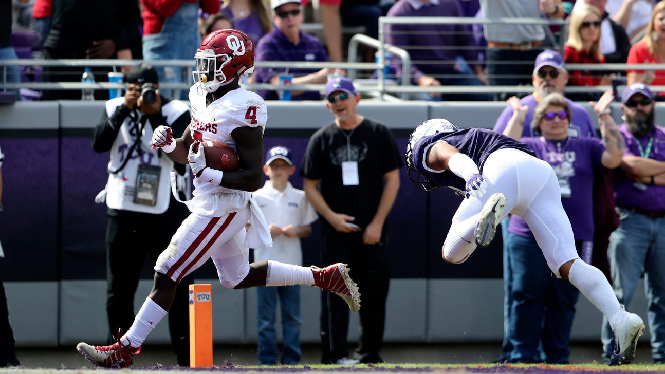 No. 9 Oklahoma rebounds from only loss with 52-27 win at TCU