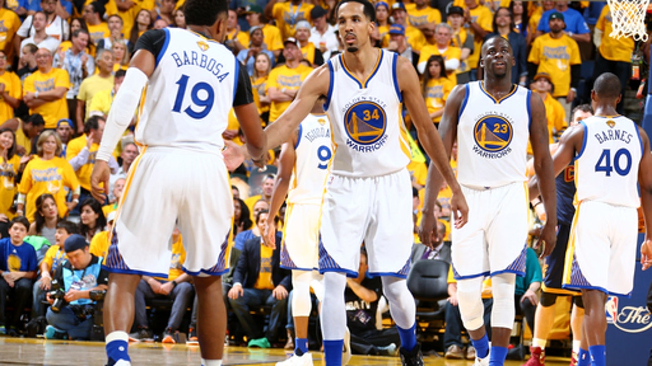 The Latest: Warriors beat Cavs 104-89, take Game 1 of Finals