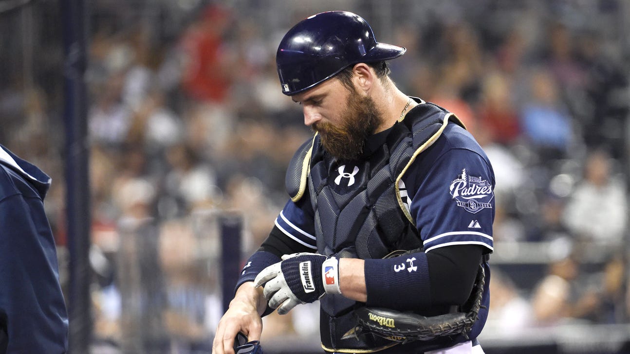 Padres catcher Norris not expected to miss time after taking pitch on wrist