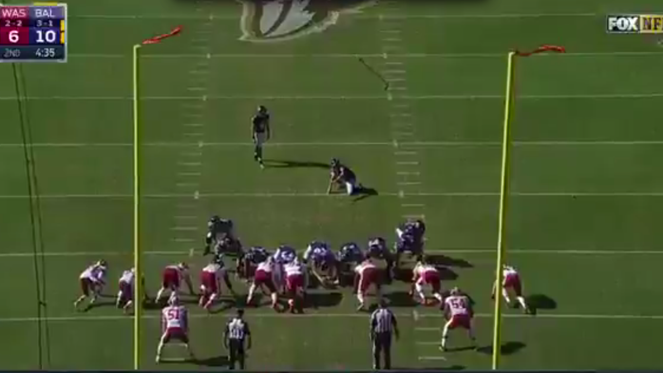 Watch the Ravens fail to convert the most obvious fake field goal of 2016