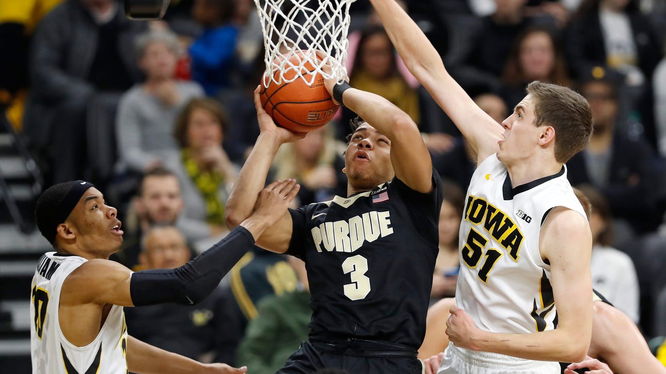 Iowa uses huge second-half rally to upset Purdue 83-78