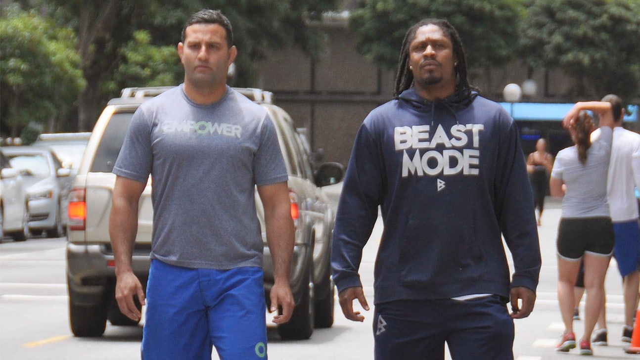 Tag team champs: Tareq Azim prepares Marshawn Lynch for imminent return