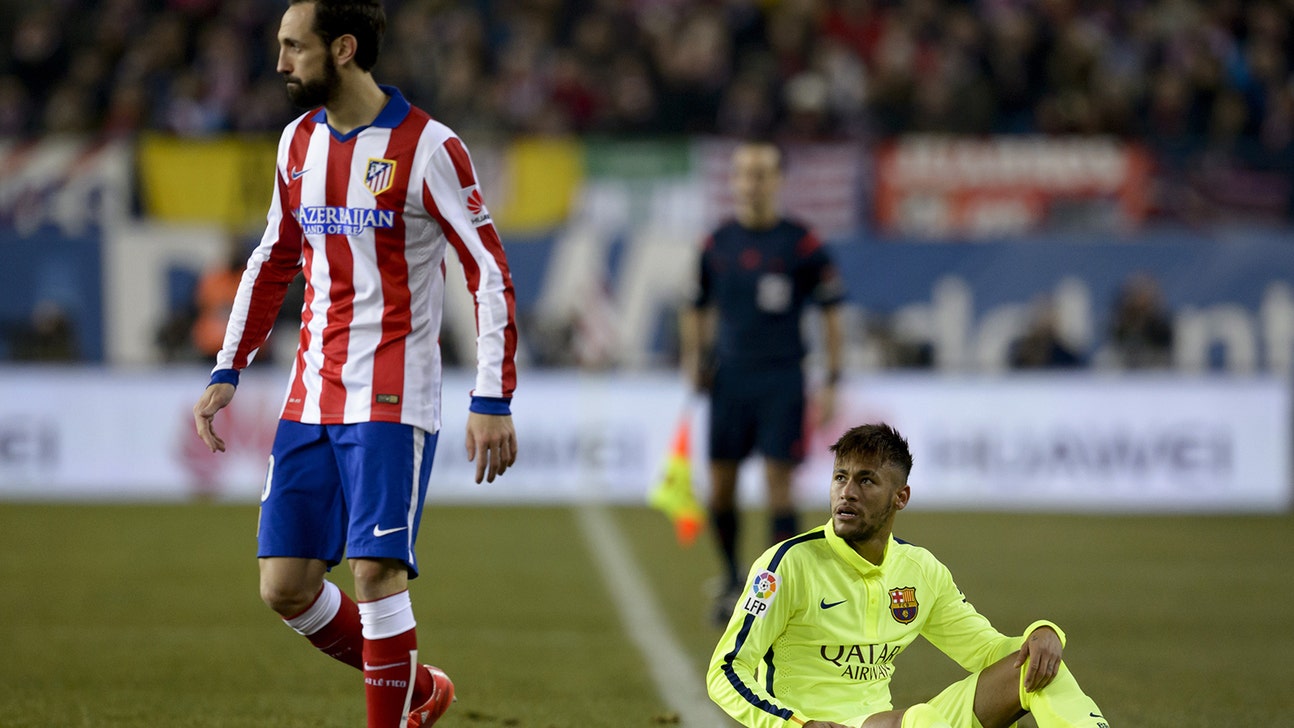 Luis Enrique took off Neymar to prevent injury vs. Atletico