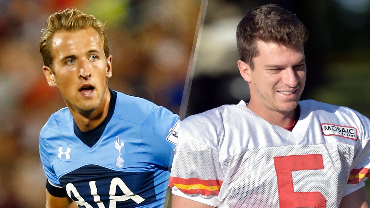 WATCH: Chiefs' Santos has a kick-off with Tottenham Hotspur star Kane