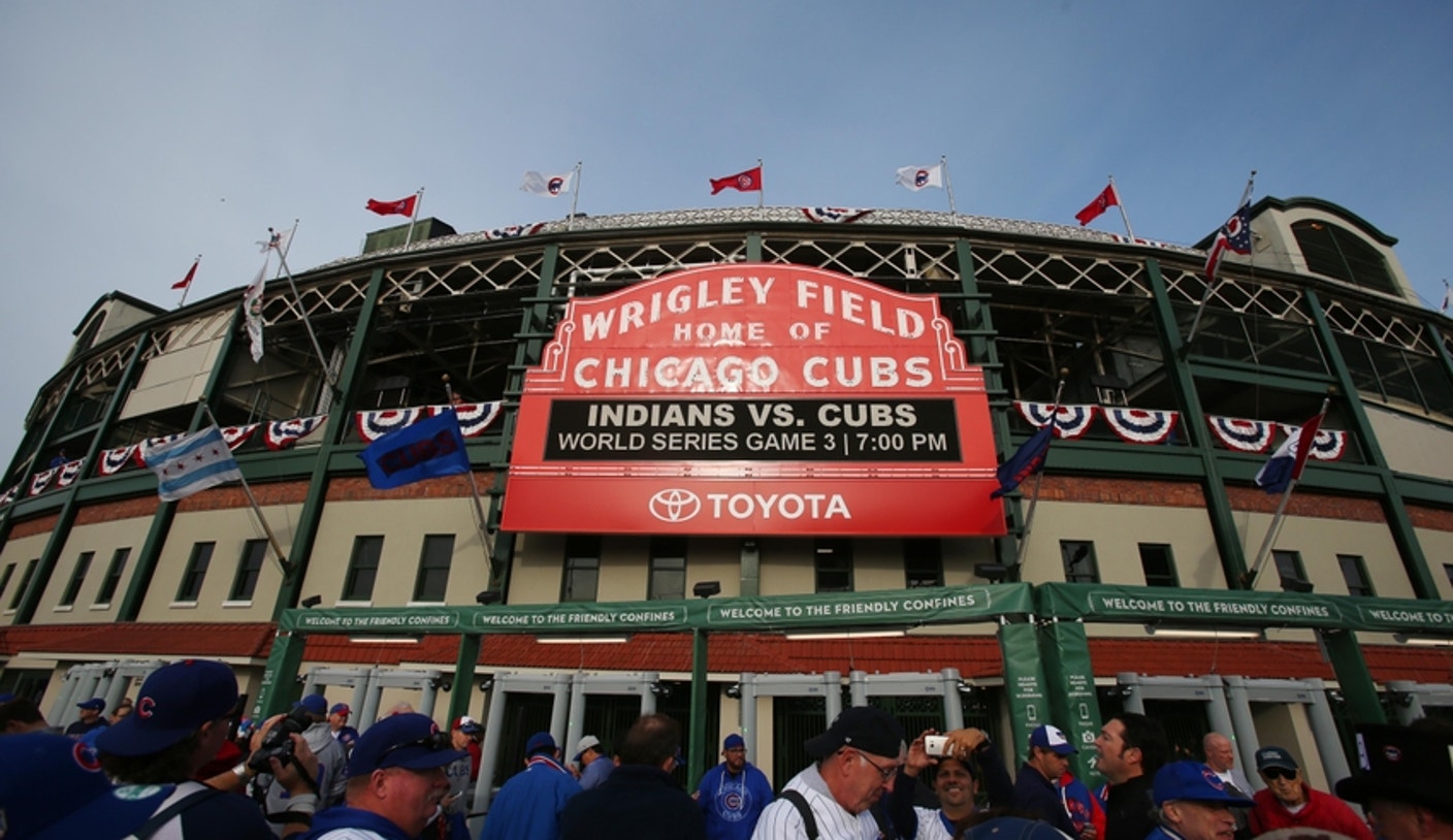 Friendly Confines is a welcome site