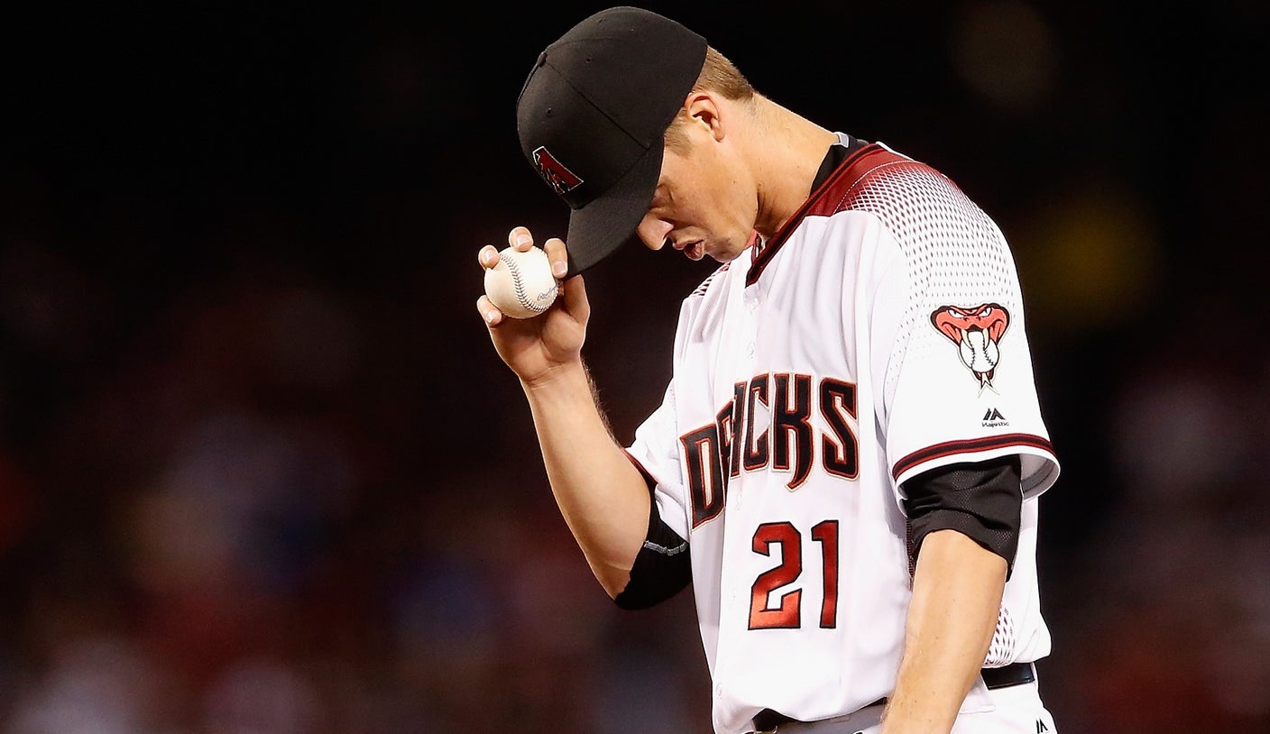 Here's Zack Greinke in all of the Diamondbacks' new uniforms