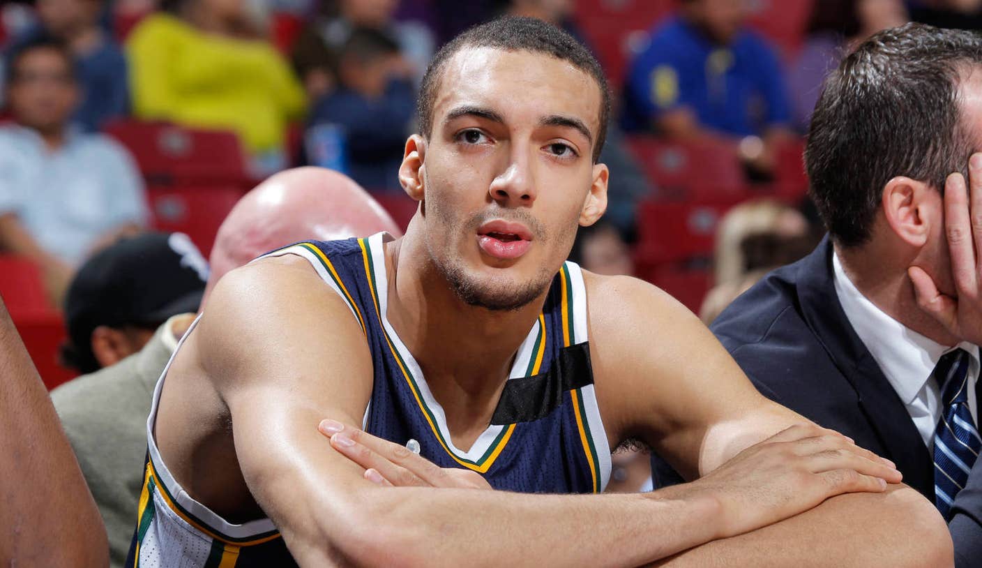 Gordon Hayward Pokes Fun At Rudy Gobert S Muscle Gain At Media Day Fox Sports