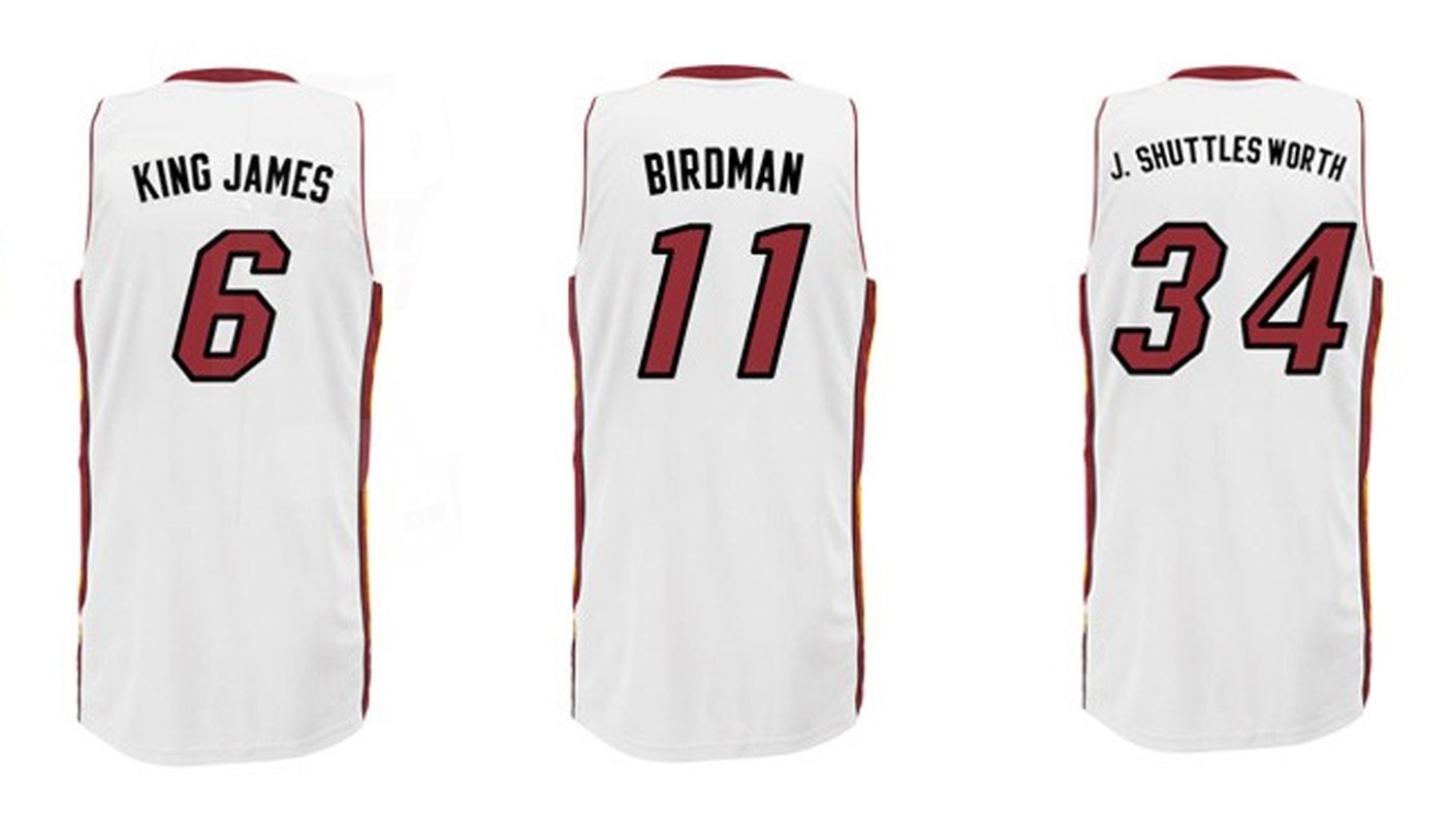 J shuttlesworth cheap heat jersey